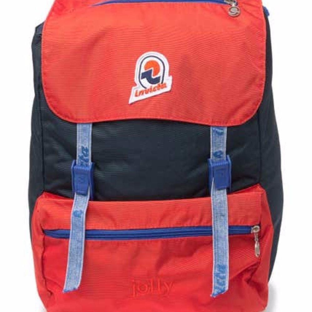 INVICTA BAGS Jolly Vintage Backpack One Size, MOODINDIGO/FIESTARED
